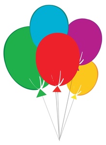 Birthday balloons free birthday balloon clip art clipart images 2 ...