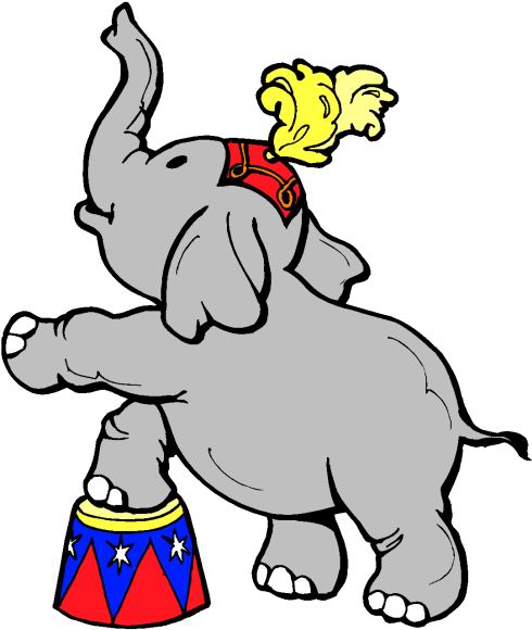 Baby Circus Elephant Clipart - Free Clipart Images