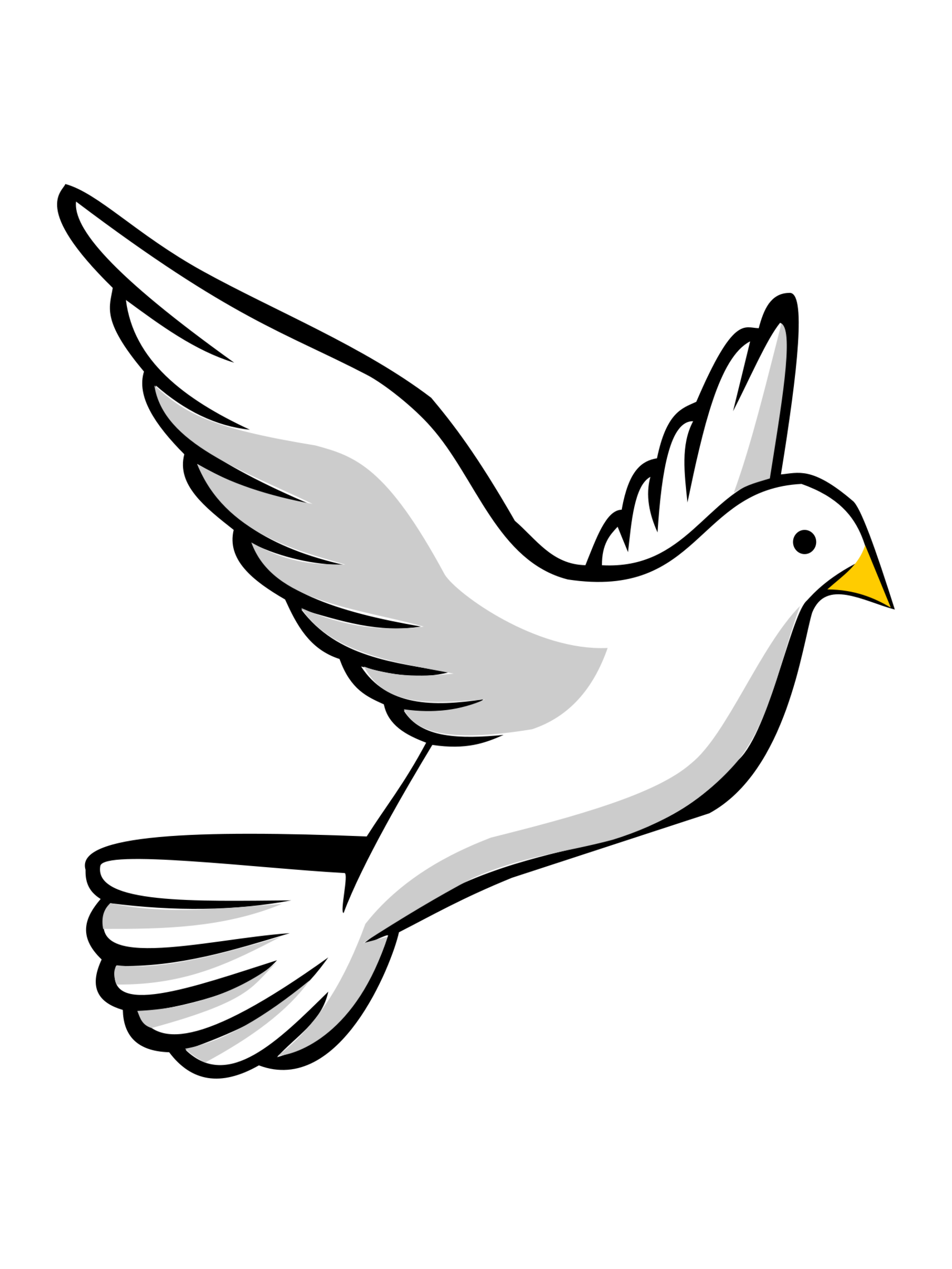 Holy Spirit Dove Drawing Clipart Panda Free Images Clipart - Free ...
