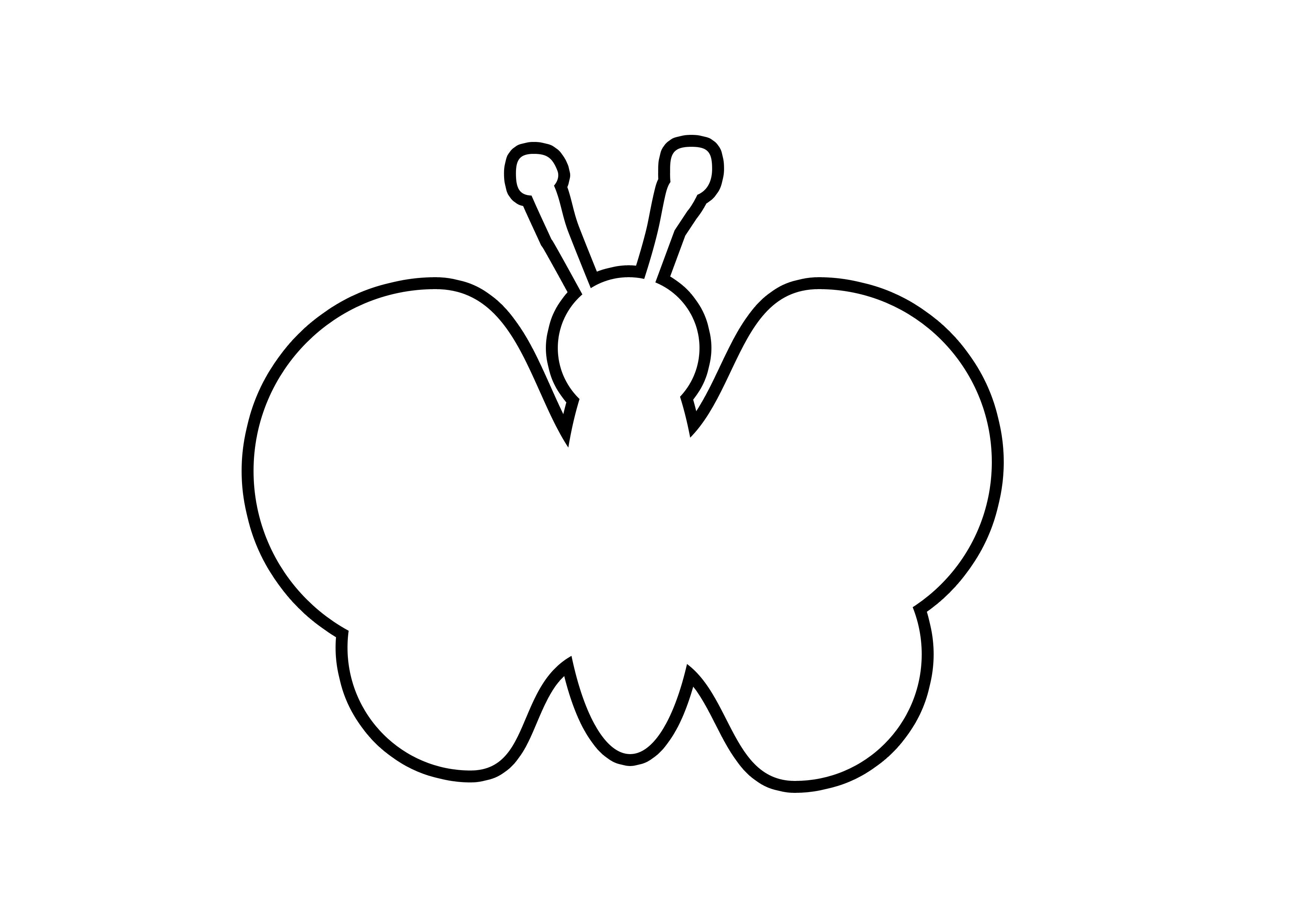 Best Photos of Butterfly Outline Clip Art - Butterflies Clip Art ...