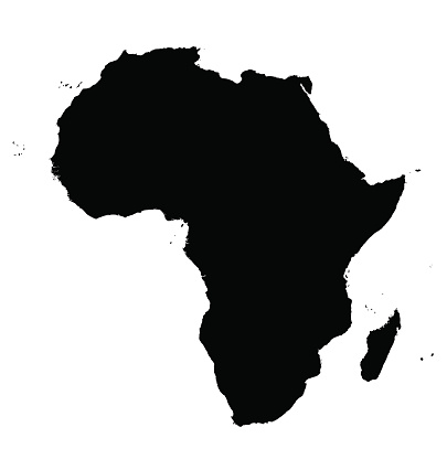 Africa Map Silhouettes Clip Art, Vector Images & Illustrations ...