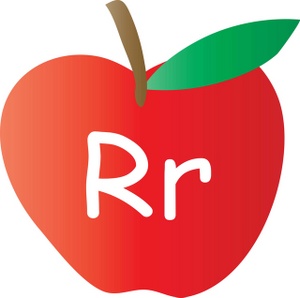 Red Letter R Clipart