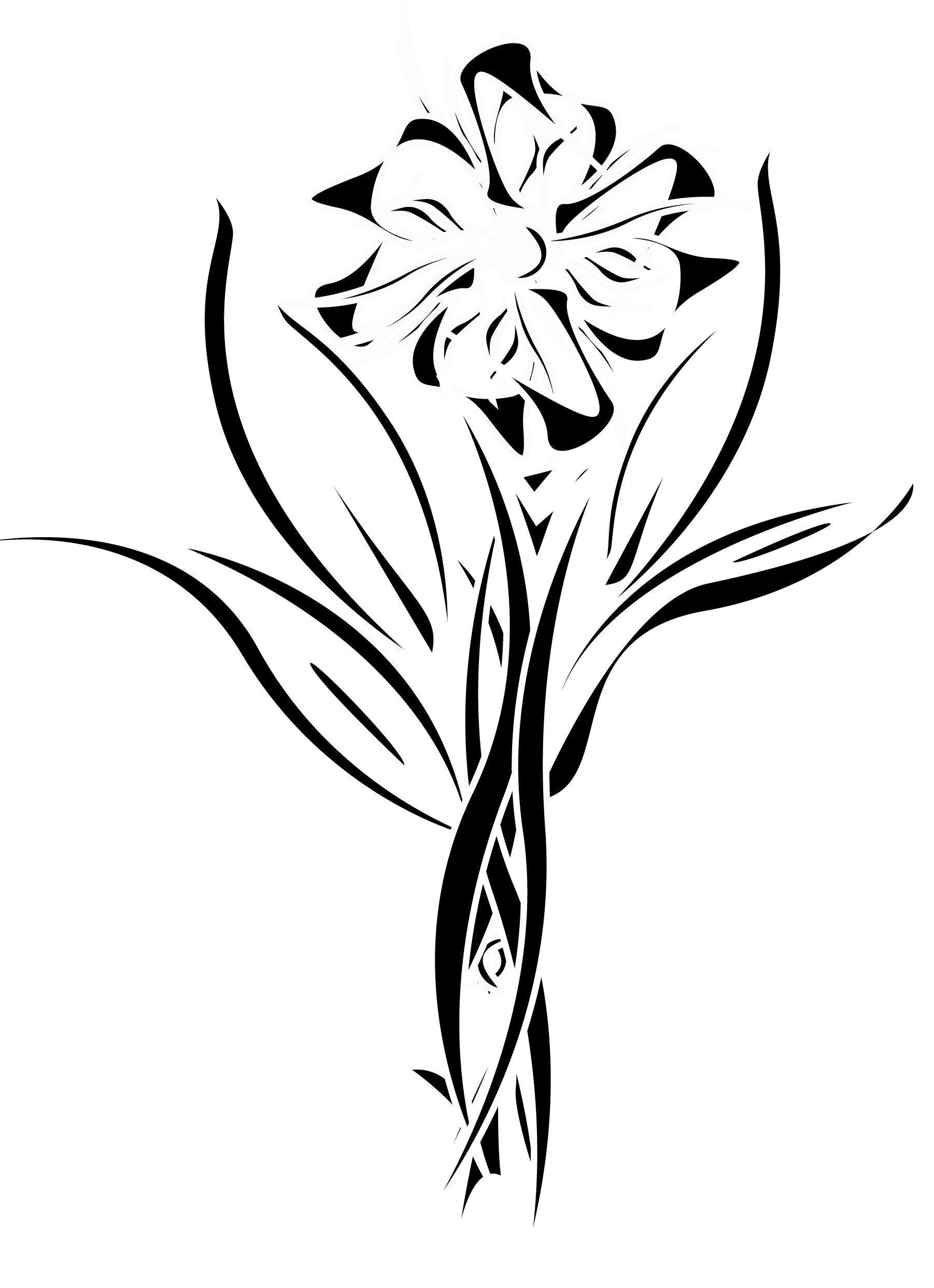 tribal flower by killerfish on DeviantArt