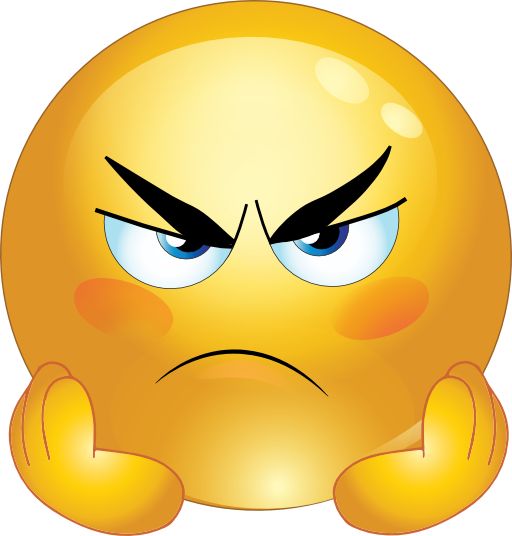 Angry Emoticon | Angry Smiley ...