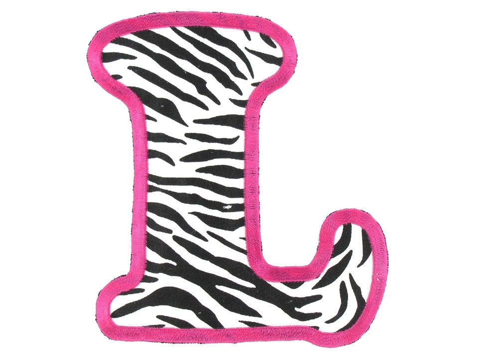 Pink Zebra Print Bubble Letters ClipArt Best