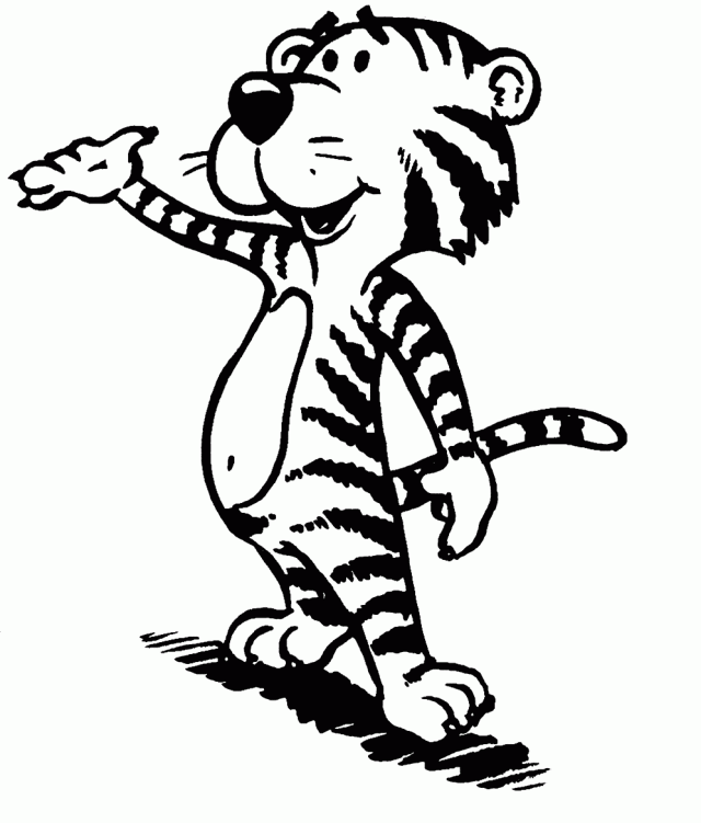 Baby Tiger Coloring Pages Coconut Palms Outline Coloring Page - AZ ...