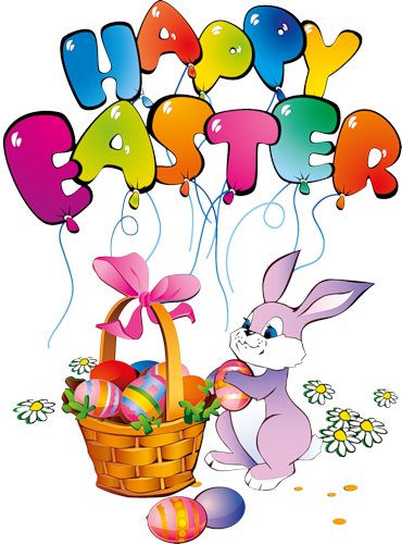 Animated Easter bunny clip-art| illustration graphics pictures