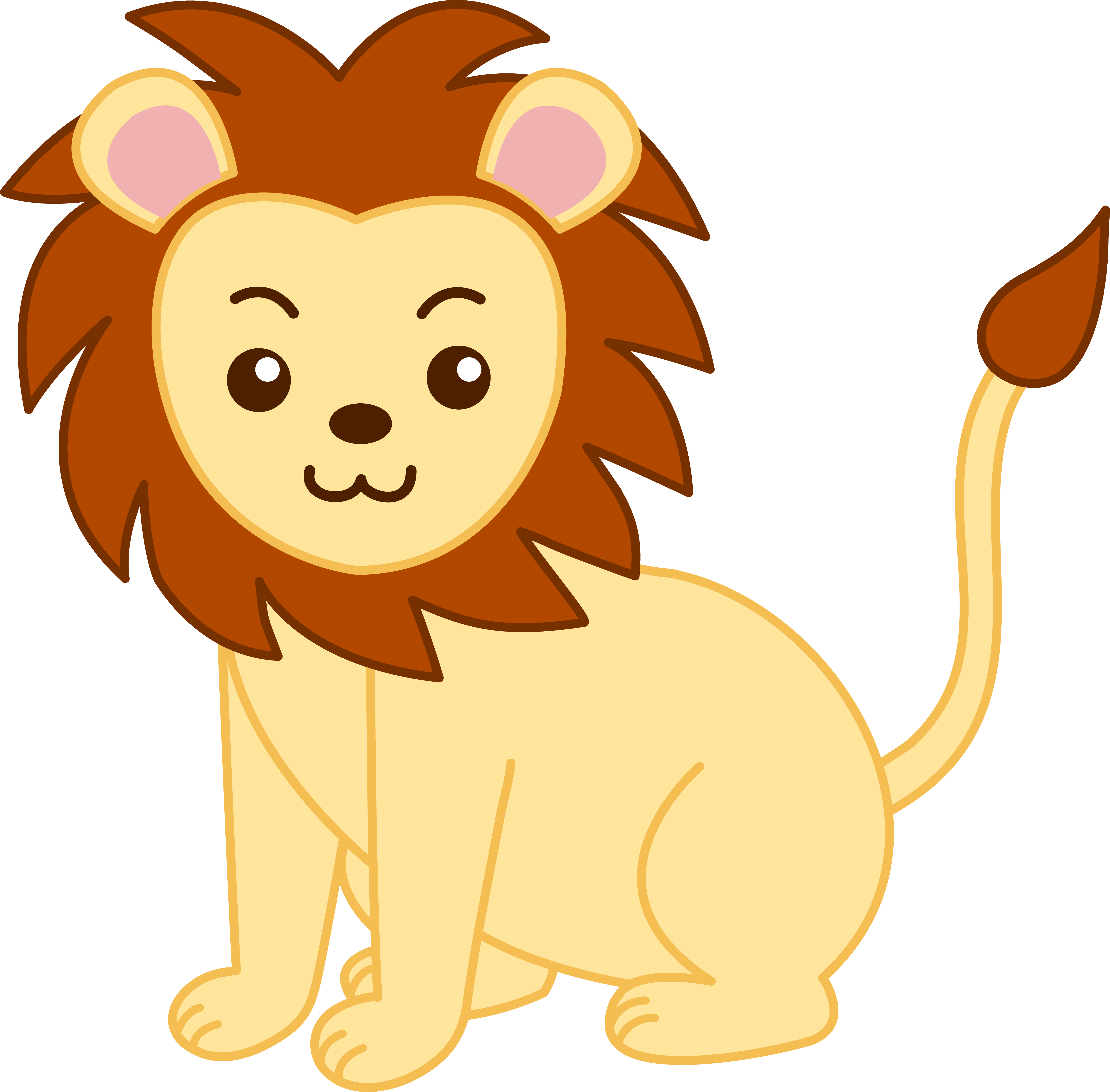 Baby Lion Clip Art - Free Clipart Images