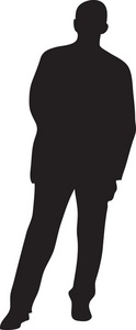 Man Clipart Image - Man Silhouette