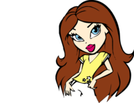 cute_cartoon_fashionable_girly ...