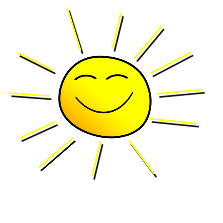 Smiling Sunshine Clipart