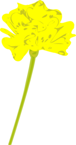 Yellow Marigold Clip Art - vector clip art online ...