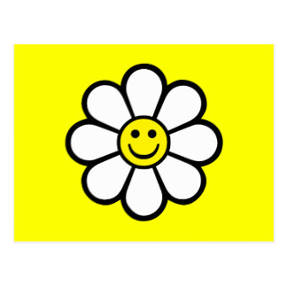 Smiley Daisy Cards | Zazzle