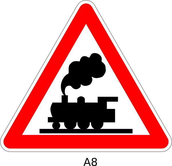 Railroad Crossing Sign | Free Download Clip Art | Free Clip Art ...