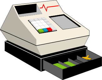 Cash register clipart