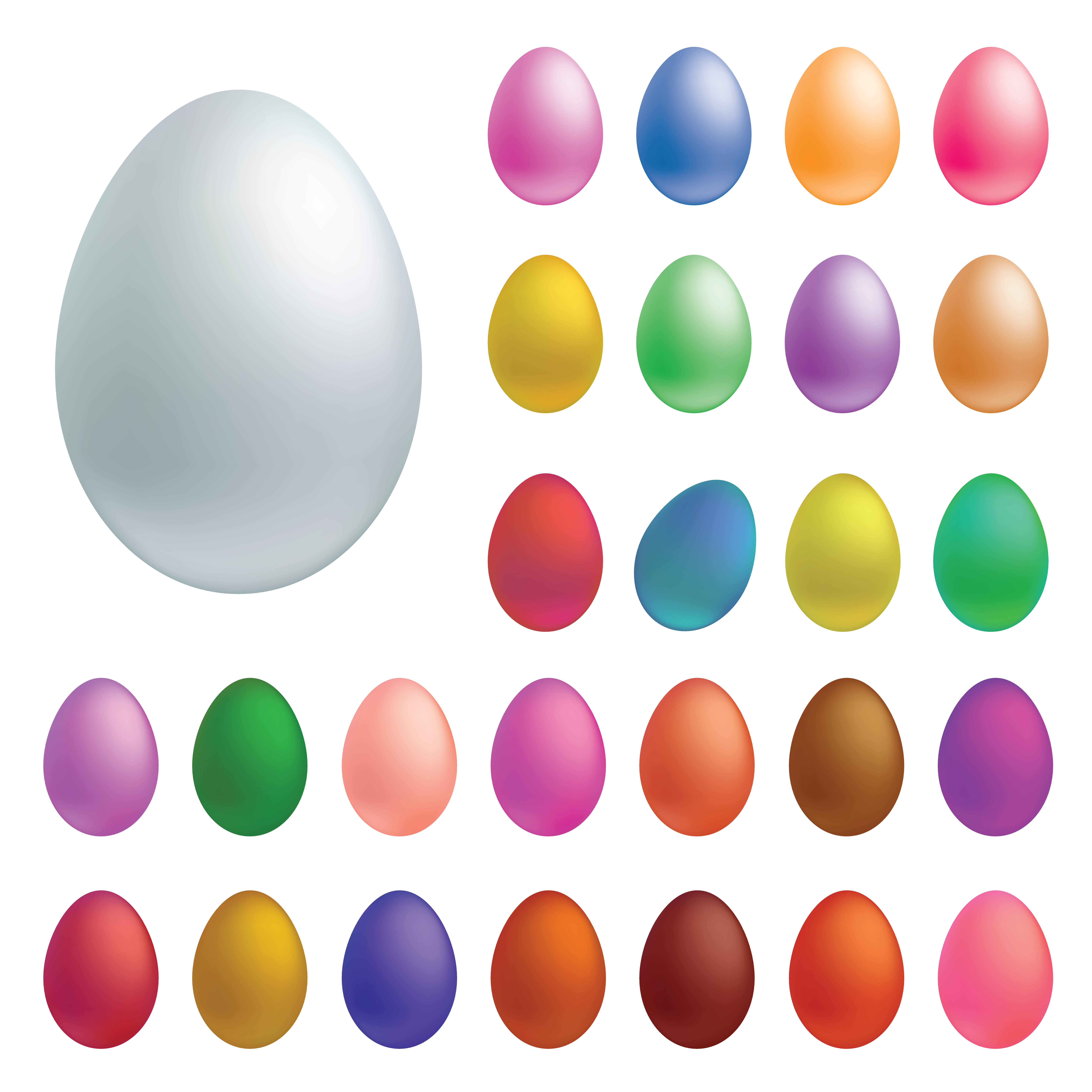 Easter Eggs Free Vector