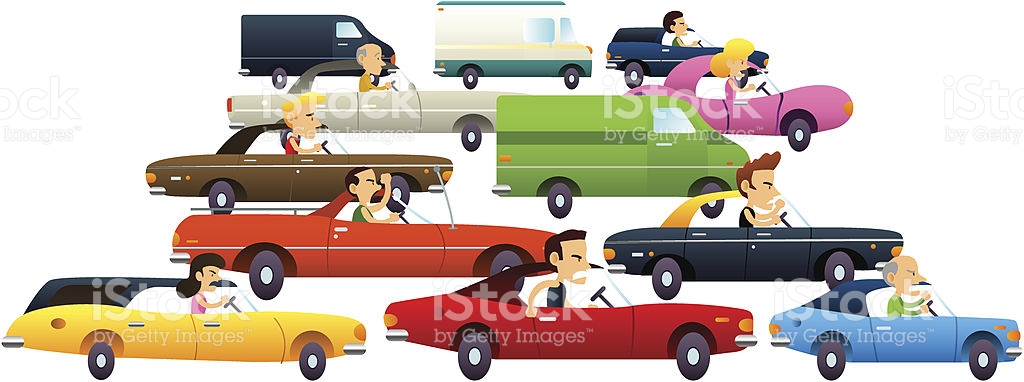 Road Rage Clip Art, Vector Images & Illustrations