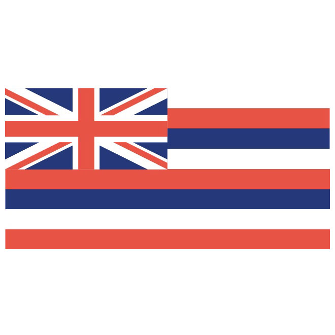 Hawaiian flag clipart vector free