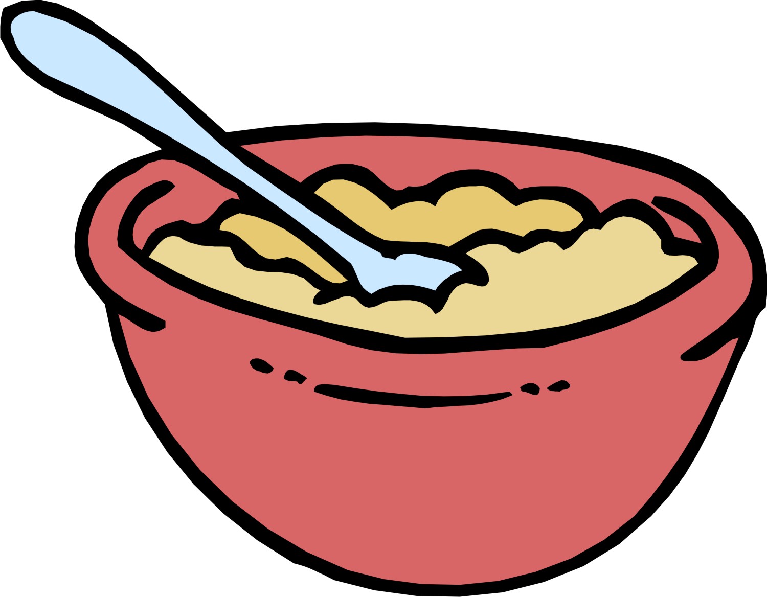 Cereal Bowl Clipart