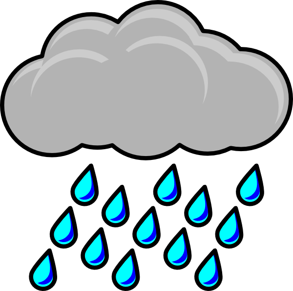 Cloud With Rain Clipart