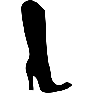 Shoe silhouette clipart, cliparts of Shoe silhouette free download ...