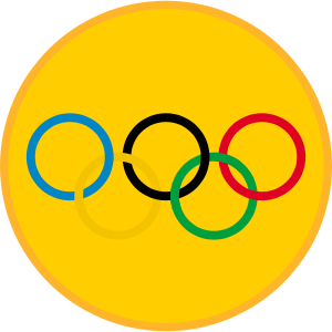 Olympic Rings Gold - ClipArt Best