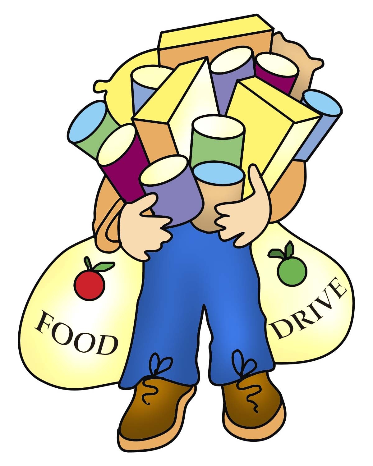 Thanksgiving Food Drive Clip Art