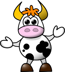 Milk a cow clipart free