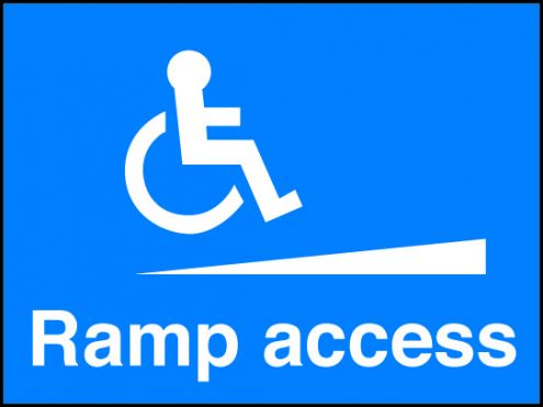 WHEELCHAIR ACCESS SIGNS -