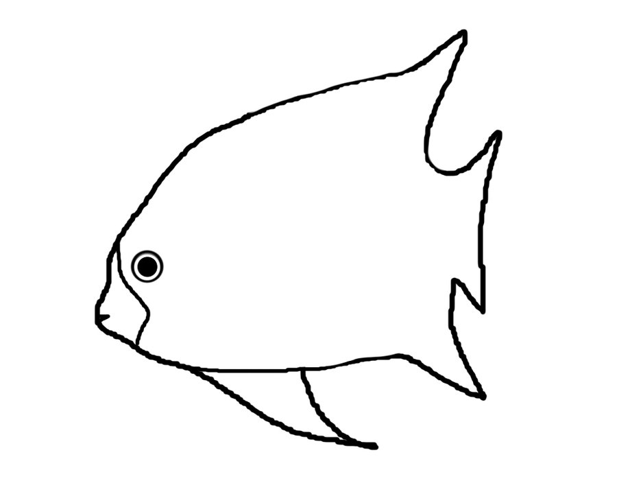 Fish Line Art | Free Download Clip Art | Free Clip Art | on ...