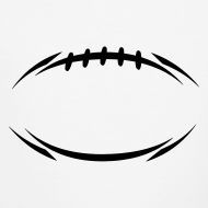 Football lace clipart