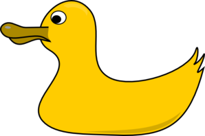 Rubber Duck clip art - vector clip art online, royalty free ...