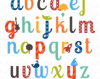 alphabet clipart