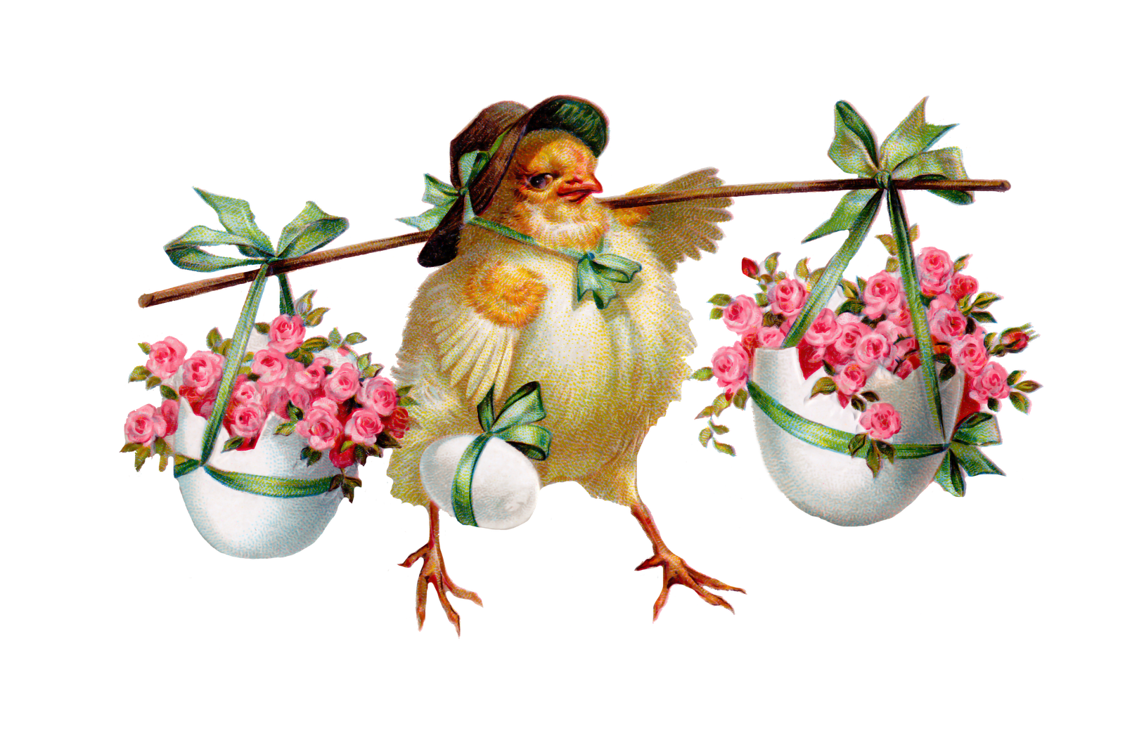 Digital Collage Studio: Easter Clip Art - Cute Easter Chick