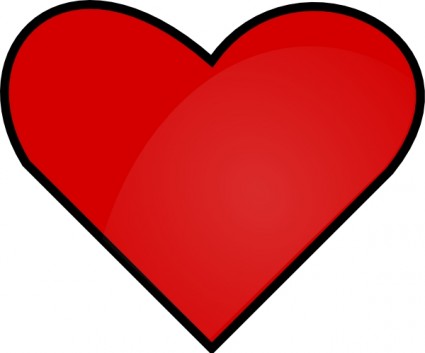 Go Red Heart Clipart