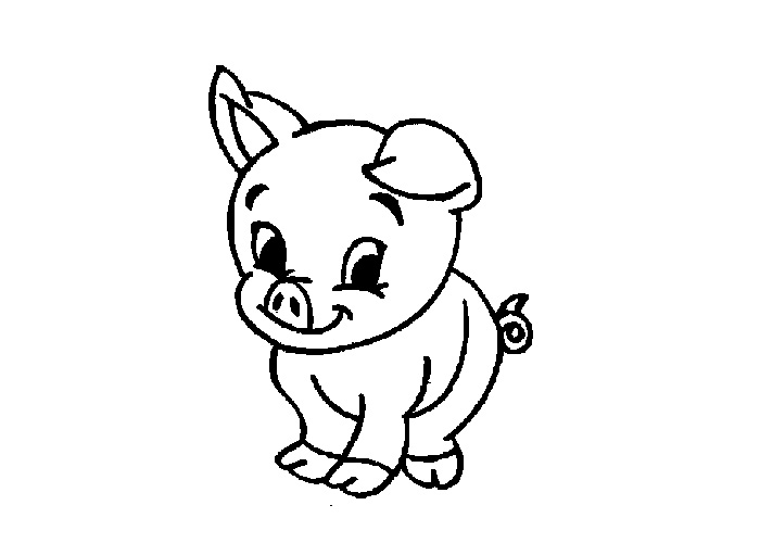 Baby Pig Cartoon - ClipArt Best