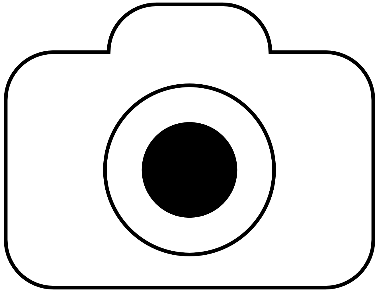 Black And White Camera Clipart