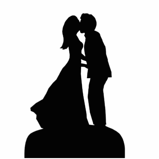 Kissing Silhouette - ClipArt Best