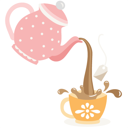 Tea set png clipart