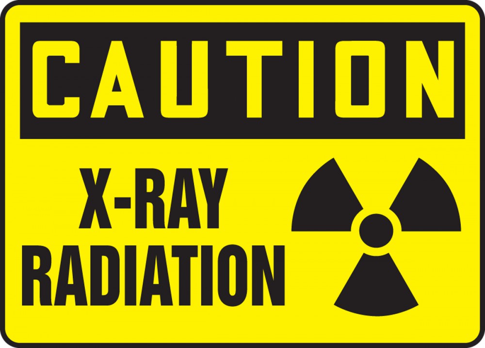 X-Ray Radiation OSHA Caution Safety Sign MRAD637