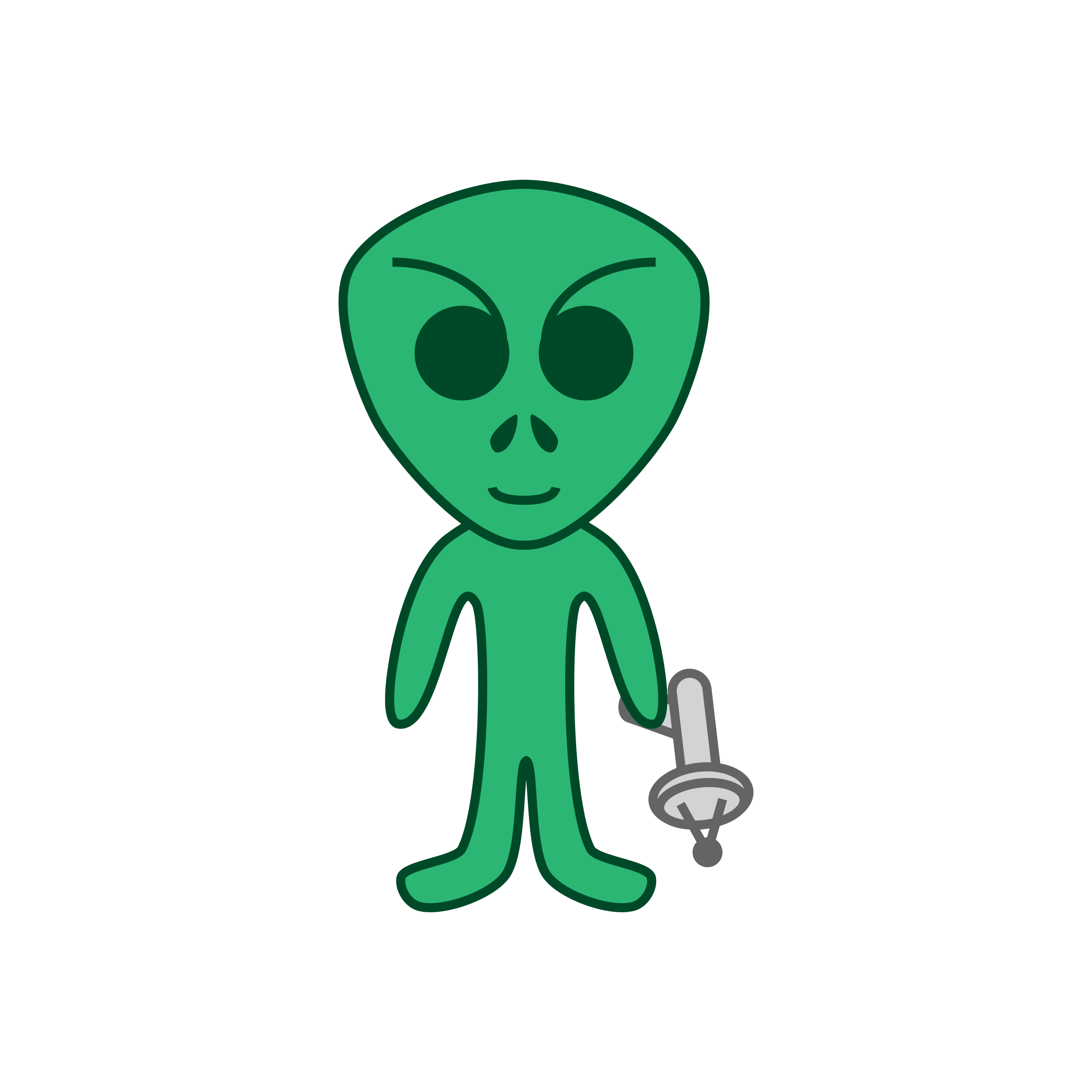Alien Cartoon - ClipArt Best