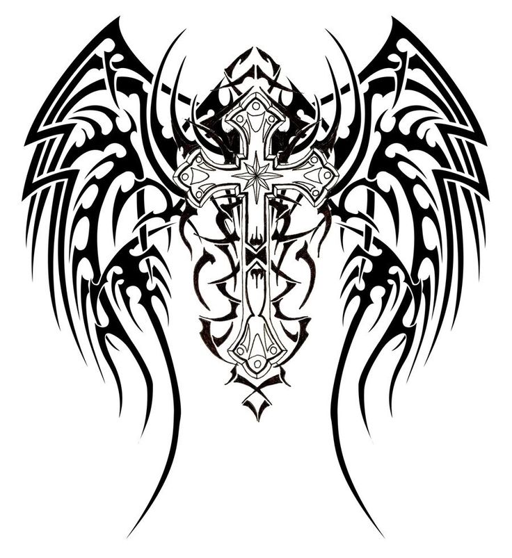 Tribal Cross Tattoos | Cross ...