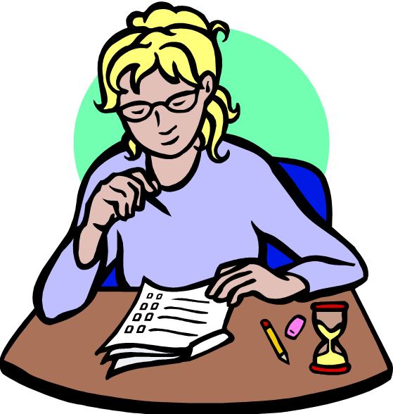 Writing A Test Clipart - ClipArt Best