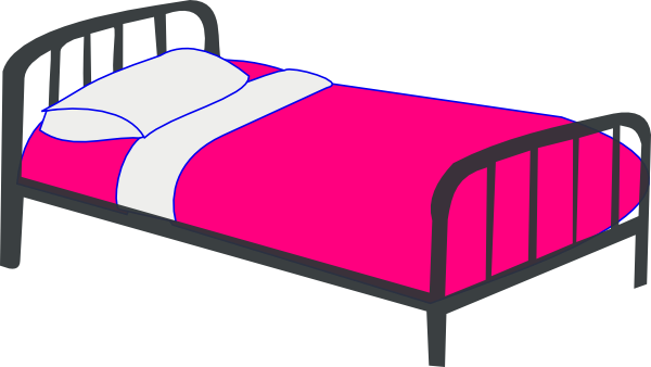 Bed clipart vector