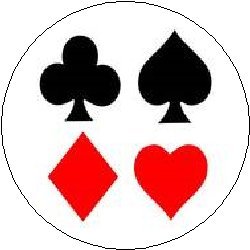 Amazon.com: PLAYING CARD SYMBOLS 1.25" Magnet ~ Cards Deck Pack ...