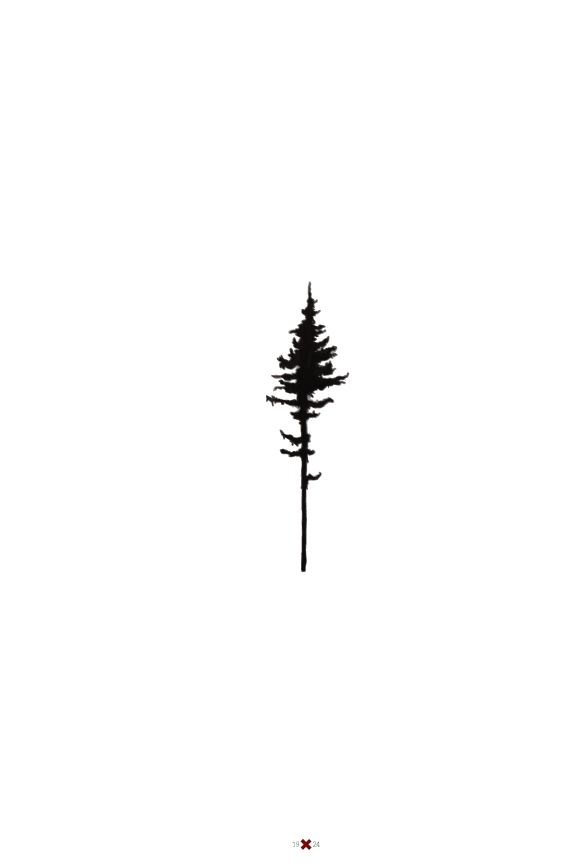 Pine Tree Silhouette | Tree Tattoos ...