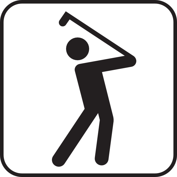 Free golf clipart black and white - ClipartFox