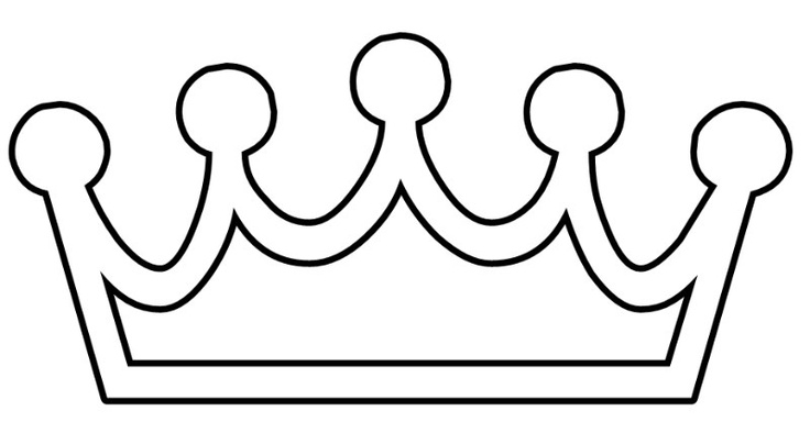 Best Photos of Princess Crown Template Pattern - Princess Crown ...