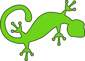 Gecko lizard clipart