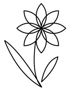 Flower, Simple and Flower outline